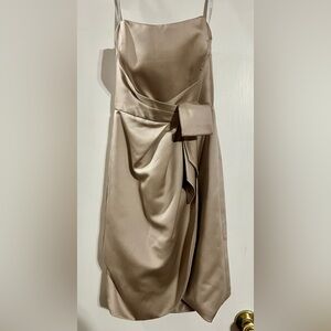 Alfred Angelo CAFE Asymmetrical Ruched Strapless Cocktail Dress